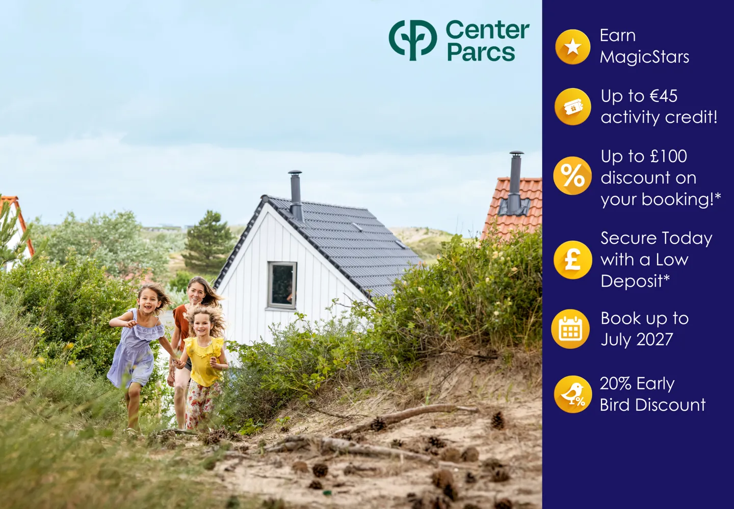 Centre Parcs Europe Holidays | MagicBreaks