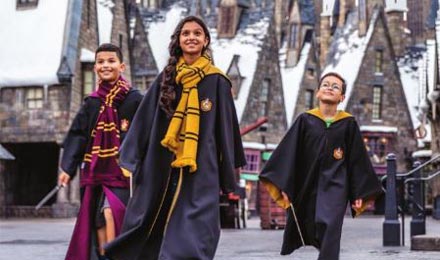 Universal Orlando Resort theme park tickets for a family holiday in Florida